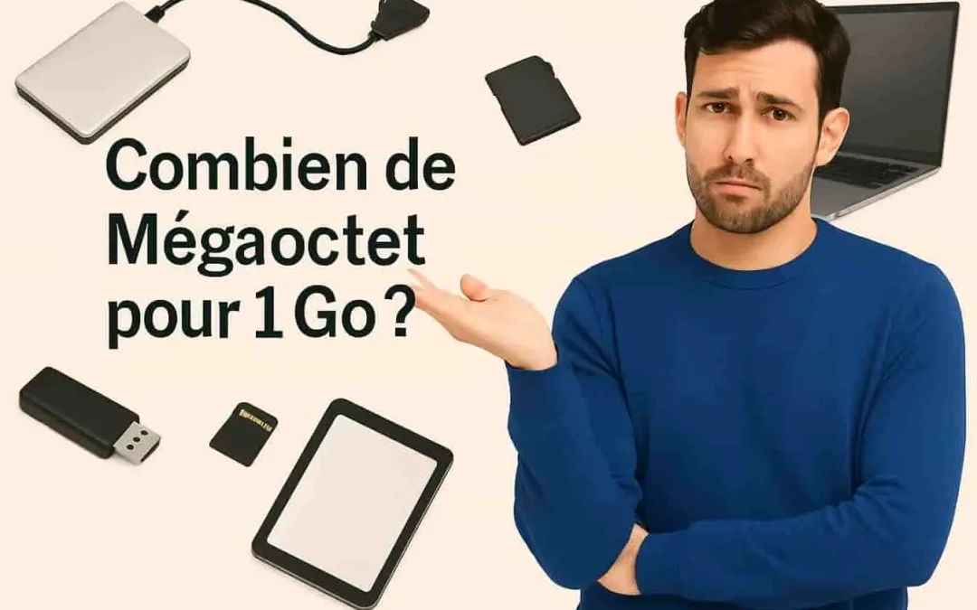Combien de mégaoctets dans 1 Go : guide complet des conversions