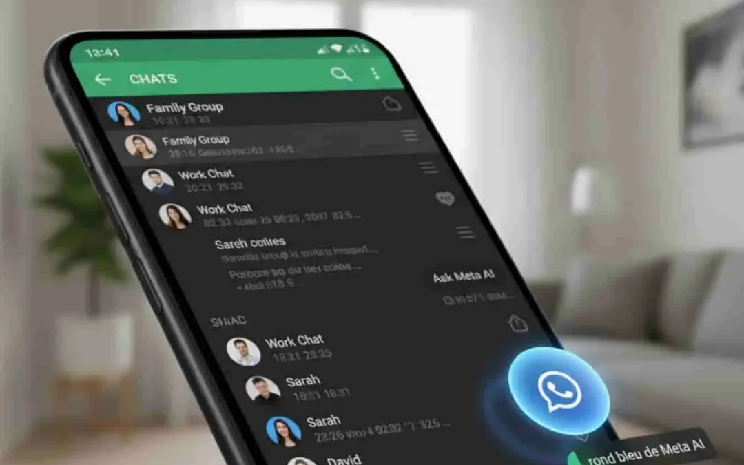 Rond bleu WhatsApp : tout comprendre sur Meta AI et comment le gérer